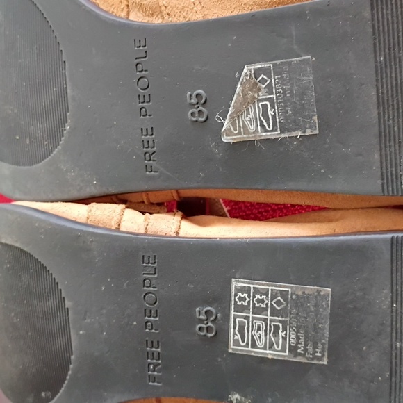 FREE PEOPLE SUEDE MARY JANES SHOES - Picture 6 of 8